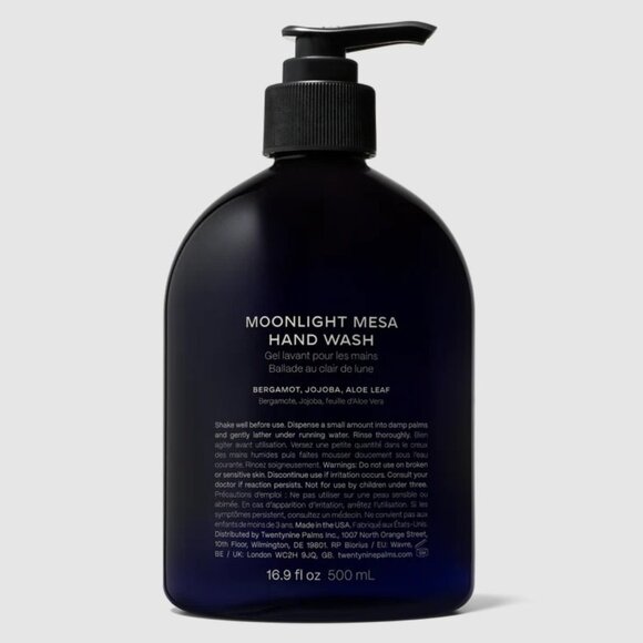 TwentyNine Palms Moonlight Mesa Hand Wash 16.9 fl oz Liquid Hand Soap - Picture 2 of 7